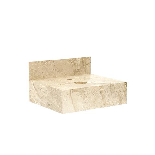 Bancada para Cuba de Apoio Blu Max Travertino 60cm