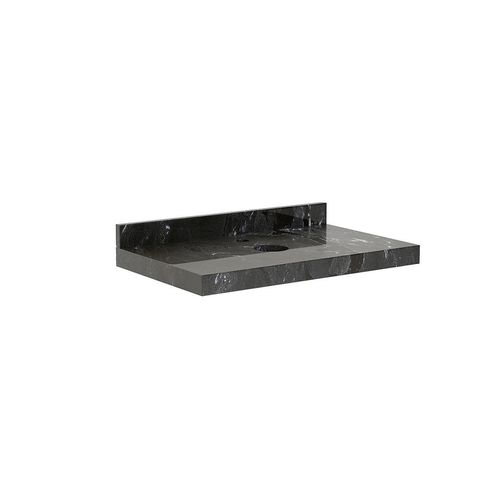 Lavatório para Cuba de Apoio Black Blu 80cm