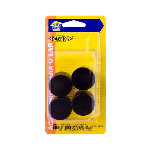 Ponteira para Tábua de Passar Talentos Preta 1" 1/4