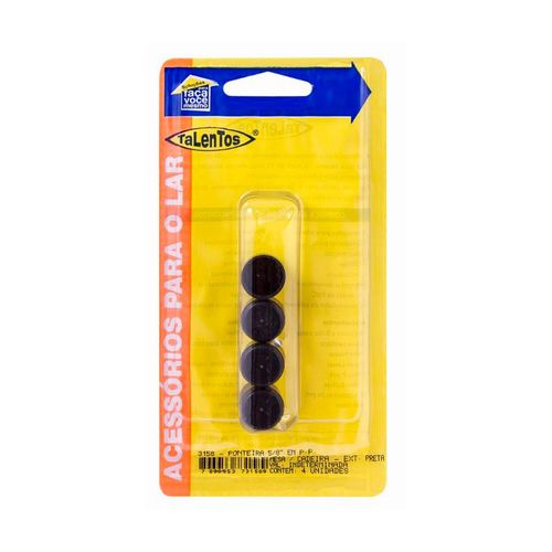 Ponteira para Mesa e Cadeira Talentos Preta 5/8"
