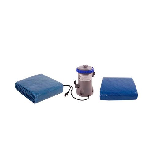 Piscina Inflável Bel 4.600 Litros + Filtro 220V,Capa e Lona