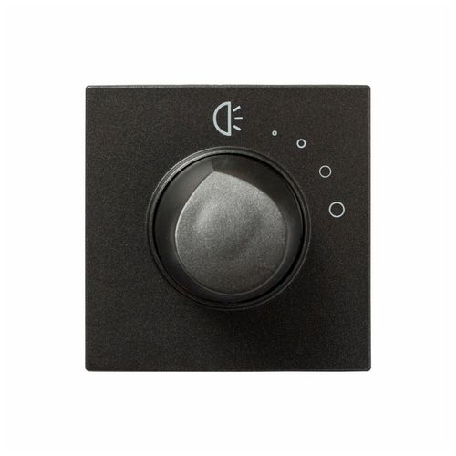 Módulo Dimmer 4x2 Vivace Rotativo Bivolt Carbono Siemens