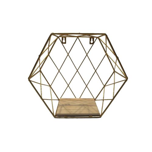 Nicho de Ferro Ndi Dourado 29x11,5x25,5cm ST50147