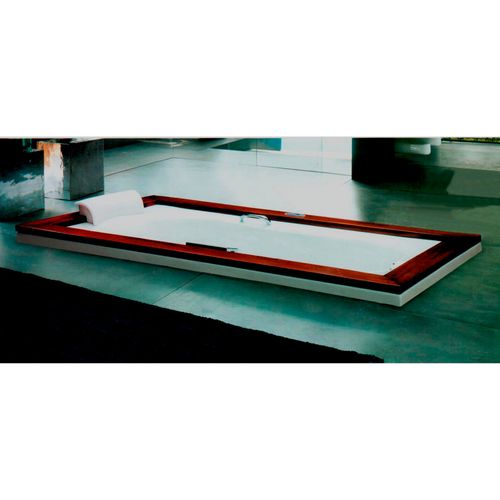 Banheira Jacuzzi Marina Wood com Aquecedor 10 jatos em Acrílico 198x112x62,5cm