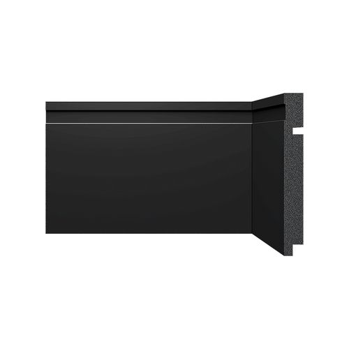 Rodapé Poliestireno Santa Luzia Black 1,6x15x240cm