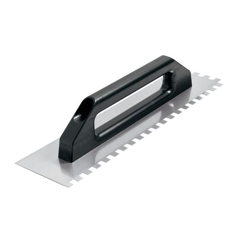 Desempenadeira de Aço Cortag Dentada Longa com Cabo Plastico 48cm
