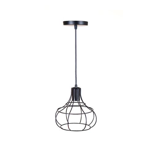 Pendente Aladim Primor Preto Fosco 1xE27