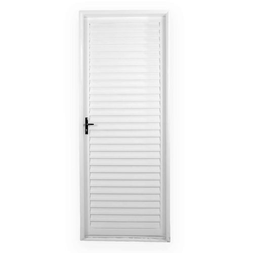 Porta de Aço Mgm Branca Abertura para Direita 215x85x6cm