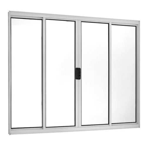 Janela de Aço Mgm 4 Folhas Branco 100x150x6