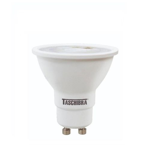 Lâmpada Led Dimerizável Dicróica Taschibra 7W GU10 Amarela TDL40