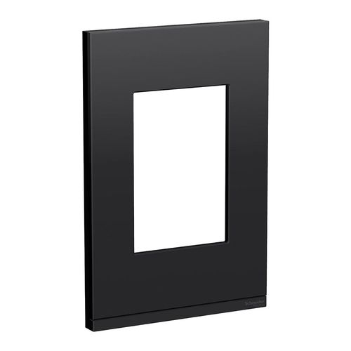 Placa 4x2 3 Postos Schneider Orion Class Graphite Fenix Vertical
