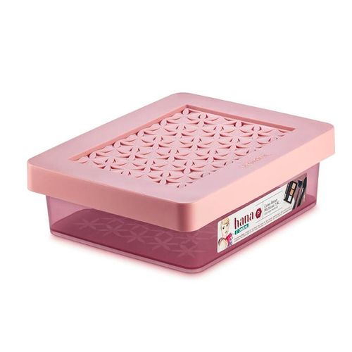 Organizador Multiuso Ordene Hana Rosa 1,4 Litros P