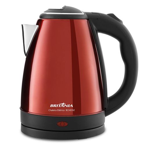 Chaleira Elétrica 1,8L Vermelha 127V  BCH03VI Britânia