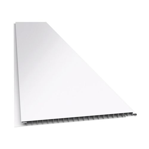 Forro PVC 10x200mm Liso Junta Seca Branco 6m 2001 Plasbil