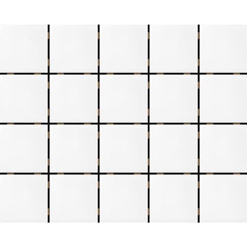 Pastilha Eliane Galeria Branco "A" 7,5X7,5 Acetinado.