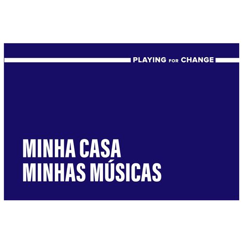 Capacho Decorativo Playing for Change Azul 50x80cm