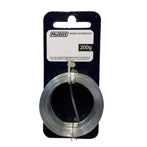 Arame Galvanizado Multilit 18 com 200gr