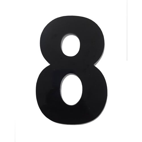 Número ACM Numeral Preto 8 685-8 185mm
