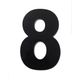 Numero-185mm-ACM-Preto-8-685-8