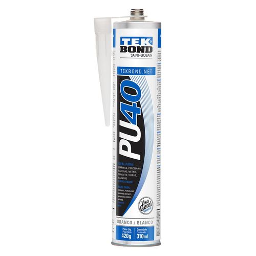 Selante PU40 310ml Branco 21004001000 Tekbond