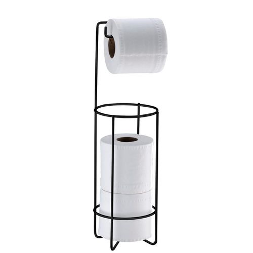 Suporte para Papel Higiênico Future Preto Fosco