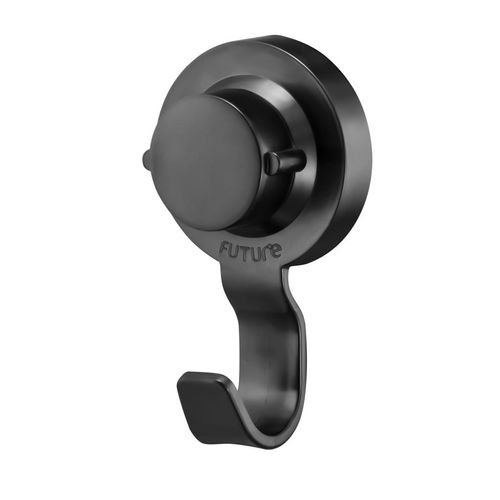 Gancho Preto Fosco Com Ventosa 4054PT Future