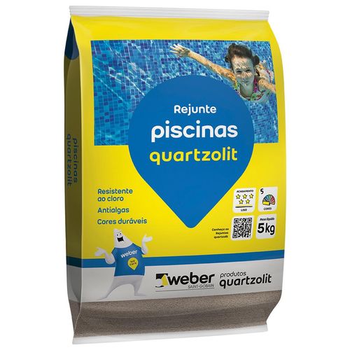 Rejunte para Piscina Quartzolit Azul Celeste 5Kg