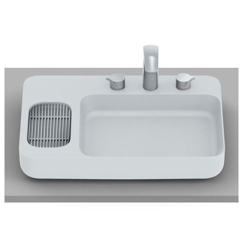 Cuba de Apoio Roca Infinity Válvula 7/8 Perla 60x42cm