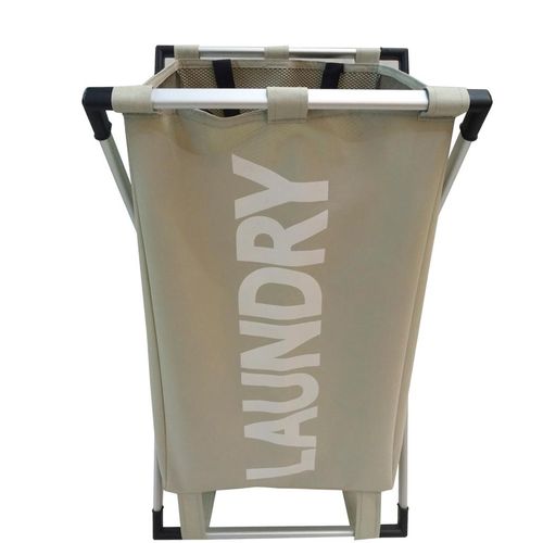 Cesto para Roupas 34X35X57cm Bege ST50227 NDI