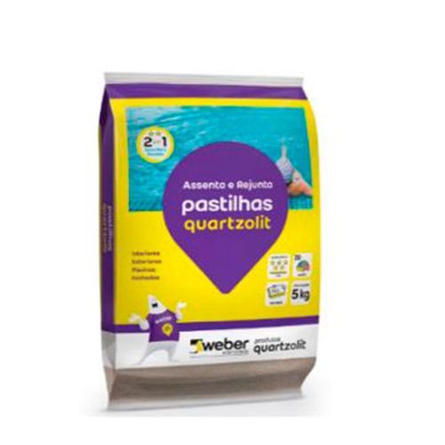 Argamassa para Pastilhas Quartzolit Preto Grafite 5kg