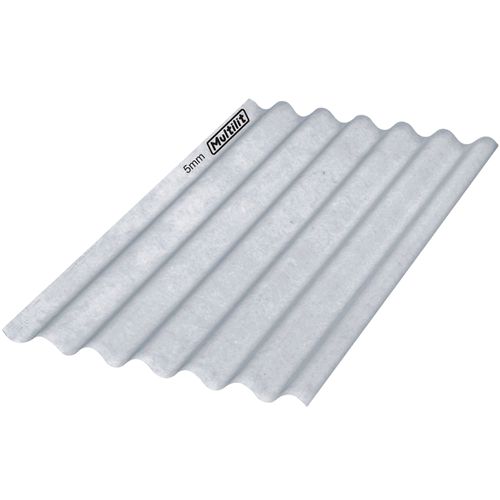 Telha 5mm Fibrocimento Multilit sem Amianto 110X122cm