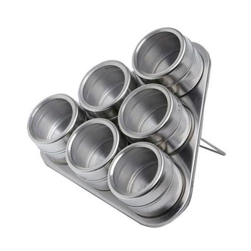Porta Condimentos com Suporte Imantado Bon Gourmet 6 peças