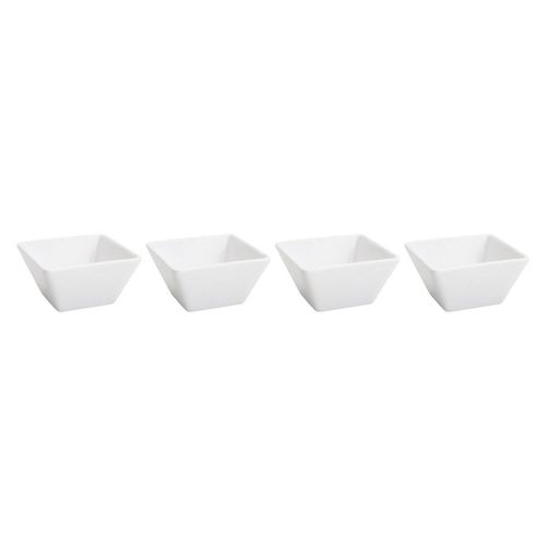 Petisqueira de Porcelana 4 Peças 7,2x7,2x4cm Clean 27344 Bon Gourmet