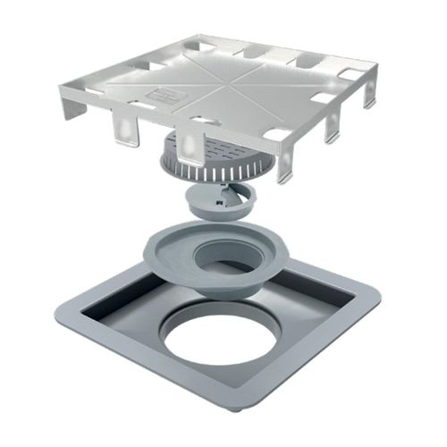 Ralo Linear 15x15cm Square Tampa Oculta 209 Linear