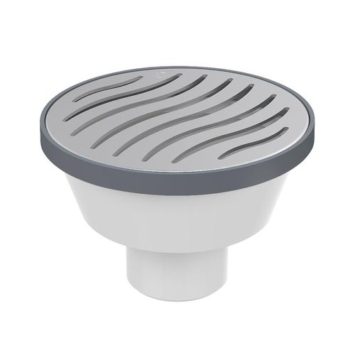 Ralo Cônico Tigre Montado com Grelha Inox 100x40mm
