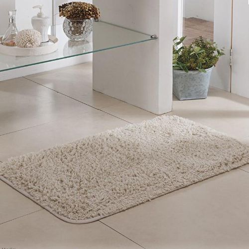 TAPETE PARA BANHEIRO 45X75CM PUEBLO MARFIM Niazitex