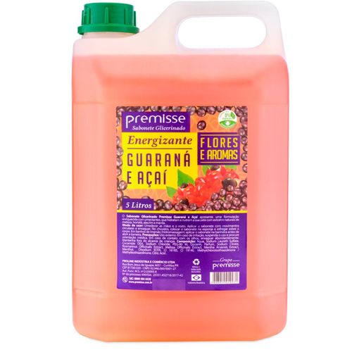 Sabonete Líquido 5L Guarana e Açai 245-5L Premisse