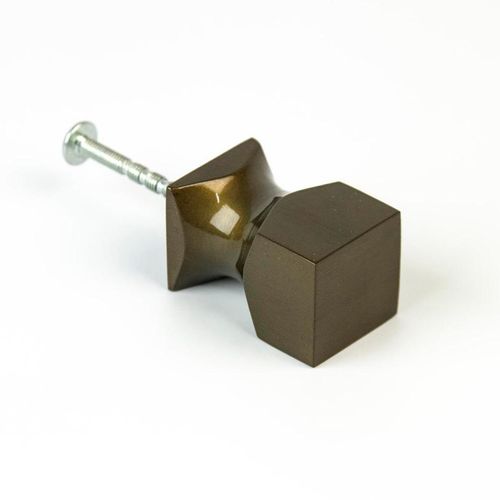 Puxador de Alumínio Nobretal Bronze para Móveis 4,6 cm