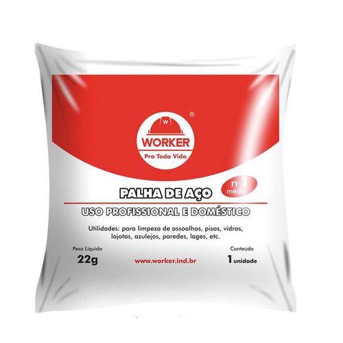Palha Aço 22gr Número 1 Negrão