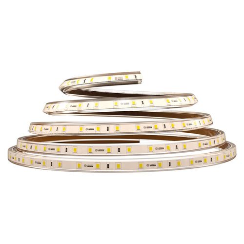 Fita de Led Luminatti Luz Amarela 220V 5M IP65 Com Plug 72W