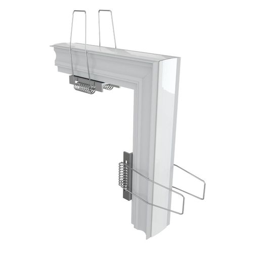 Conector para Perfil Embutir Luminatti Fino com Fitas Largura 1,2cm Joelho - Positivo LM1126
