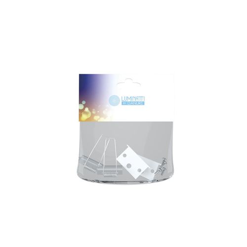 Kit Para Fixacao e Acabamento de Perfil Embutir Largo 1,8Cm LM1097 Luminatti