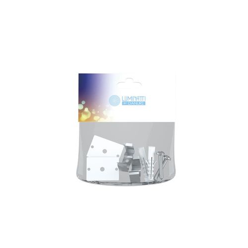 Kit Para Fixacao e Acabamento de Perfil de Sobrepor Largo 3Cm Lm1100 Luminatti