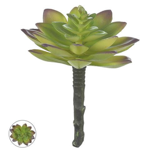 Arranjo Suculenta Flor Arte Verde 14cm