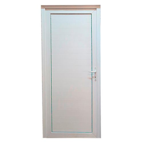Kit Porta de PVC Multilit Interna Esquerda Branca 90x210x6cm