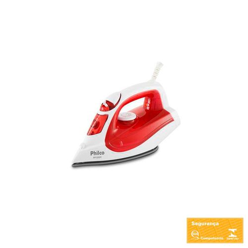 Ferro Passar Roupa Philco Vermelho 300W 127V PFV