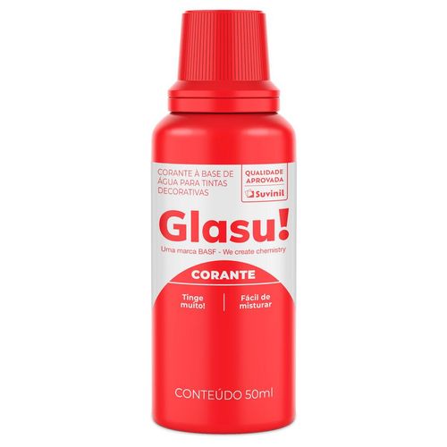 Corante Líquido Tinge Muito Vermelho Glasu