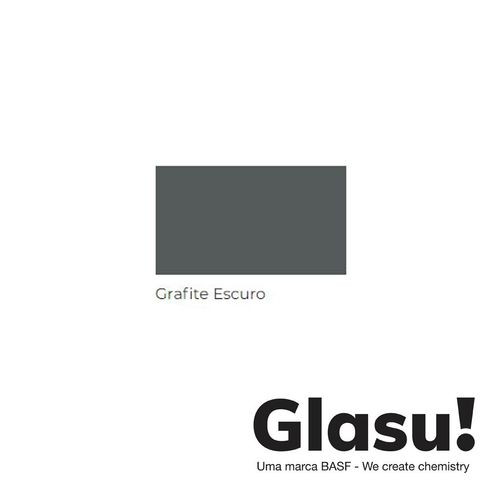 Tinta Esmalte Sintético Glasu Secagem Rápida Grafite Escuro Fosco 0,9 Litros