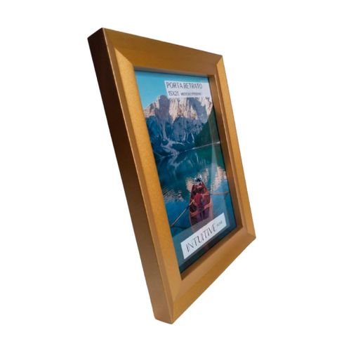 Porta Retrato 15x21cm Veios Dourado PRV/305-DRD Intuitive Home