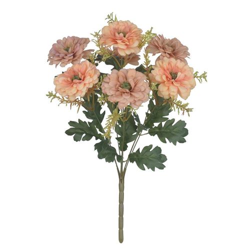 Buquê Flor Arte Zinea Chá Outono 48cm